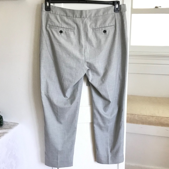 BANANA REPUBLIC Avery Ankle Trouser Pants Gray Belted Women’s Plus Size 14 NWT - Picture 5 of 16